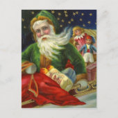 Deutsches Weihnachtsspielzeug Feiertagspostkarte (Vorderseite)