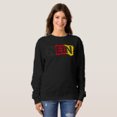 Deutsches Wort Sweatshirt (Vorne ganz)