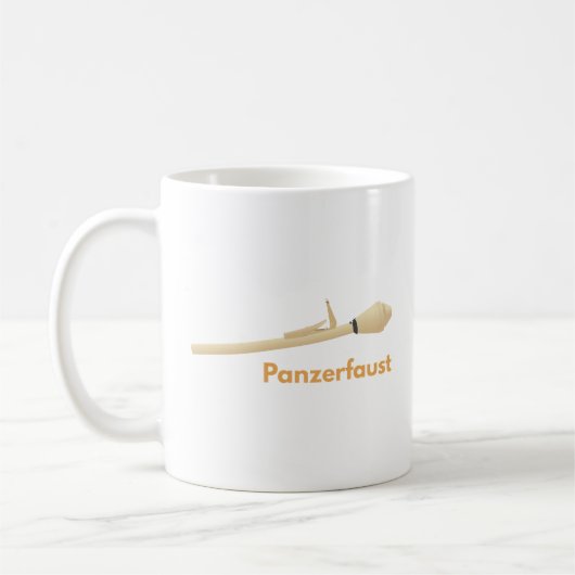 Deutsches WW2 Panzerfaust Anti-Panzerfaust-Waffen Kaffeetasse (Links)