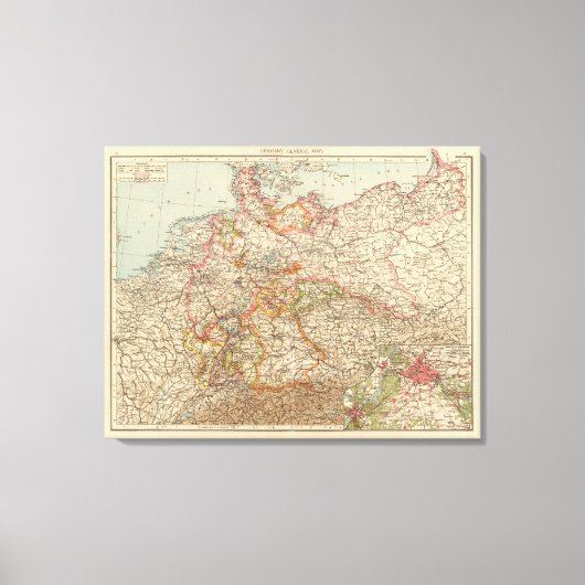 Deutschland 10 leinwanddruck (Vorderseite)