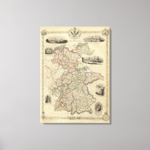 Deutschland 13 leinwanddruck