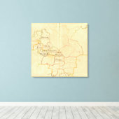 Deutschland 15 leinwanddruck (Insitu (Holzboden))