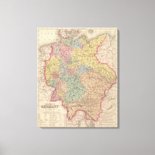 Deutschland 15 leinwanddruck