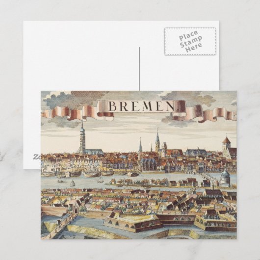 Deutschland, 1719 postkarte (Vorne/Hinten)