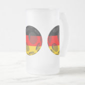 Deutschland #1 mattglas bierglas (VorderseiteRechts)