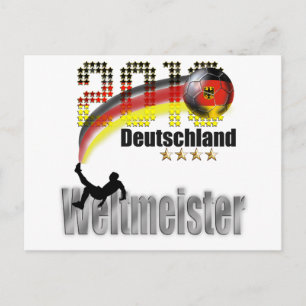 Deutschland 2014 Weltmeister Postkarte