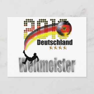 Deutschland 2014 Weltmeister Postkarte