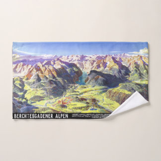 " Deutschland: 2021 - Alpen Berchtesgaden Panorama Handtuch