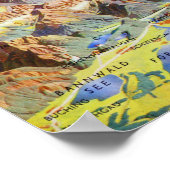 "Deutschland: 2021/heute - Allgäuer Alpen Panorama Poster (Ecke)