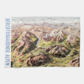 " Deutschland: 2021/heute - Berchtesgadener Alpen Geschirrtuch (Horizontal)