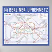 " Deutschland: 2021/heute Berlin - (U/S/Tram) Netz Poster (Vorne)