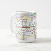 " Deutschland: 2021/heute München - S-/U-Bahnnetz  Kaffeetasse (Vorderseite Links)