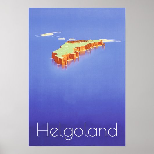 "Deutschland: 2021/heute Nordsee - Helogland Reise Poster (Vorne)