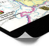 " Deutschland: 2021/heute - Politische Karte Poster (Ecke)