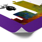 " Deutschland: 2021- Liniennetz Berlin (U/S/TRAM) Poster (Ecke)