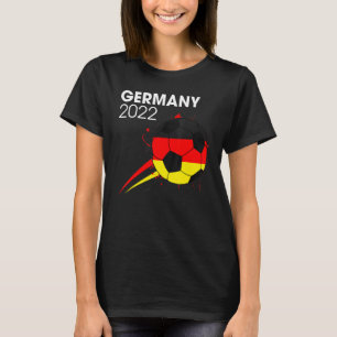 Deutschland 2022 Fußball-Team Deutsche Flagge Männ T-Shirt
