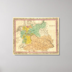 Deutschland 20 leinwanddruck