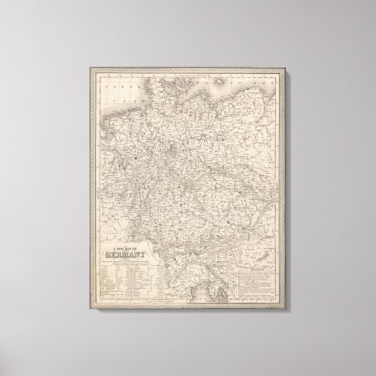 Deutschland 21 leinwanddruck (Vorderseite)