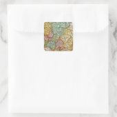 Deutschland 23 quadratischer aufkleber (Tasche)