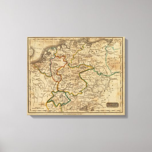 Deutschland 25 leinwanddruck (Vorderseite)