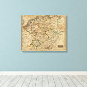Deutschland 25 leinwanddruck (Insitu (Holzboden))