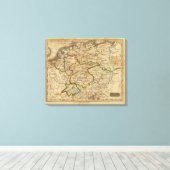 Deutschland 25 leinwanddruck (Insitu (Holzboden))