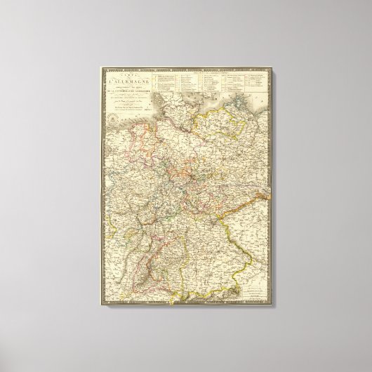 Deutschland 25 leinwanddruck (Vorderseite)