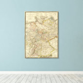 Deutschland 25 leinwanddruck (Insitu (Holzboden))