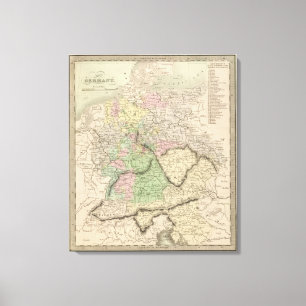 Deutschland 28 leinwanddruck