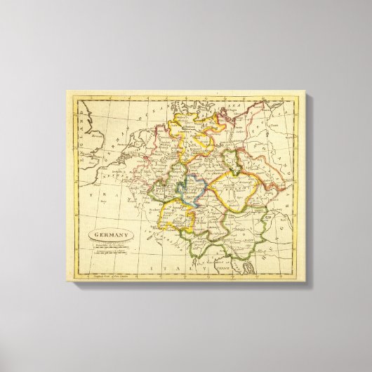 Deutschland 3 leinwanddruck (Vorderseite)