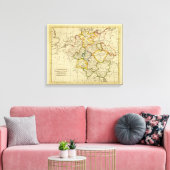 Deutschland 3 leinwanddruck (Insitu (Wohnzimmer))