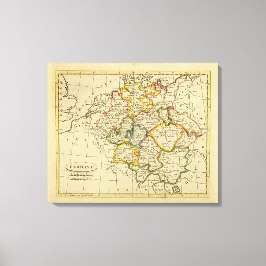 Deutschland 3 leinwanddruck (Vorderseite)