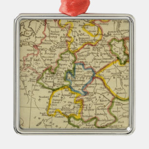 Deutschland 3 ornament aus metall