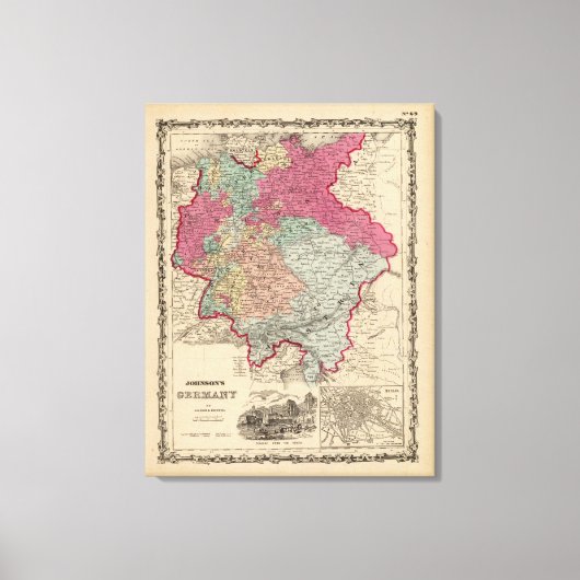 Deutschland 6 leinwanddruck (Vorderseite)