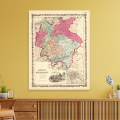 Deutschland 6 leinwanddruck (Insitu (Wohnzimmer))