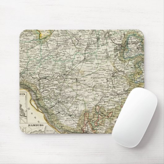 Deutschland 6 mousepad (Mit Mouse)