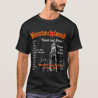 Deutschland 7-7-2008 Schwarzt T-Shirt