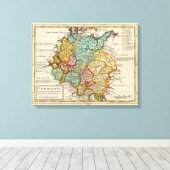 Deutschland 7 leinwanddruck (Insitu (Holzboden))