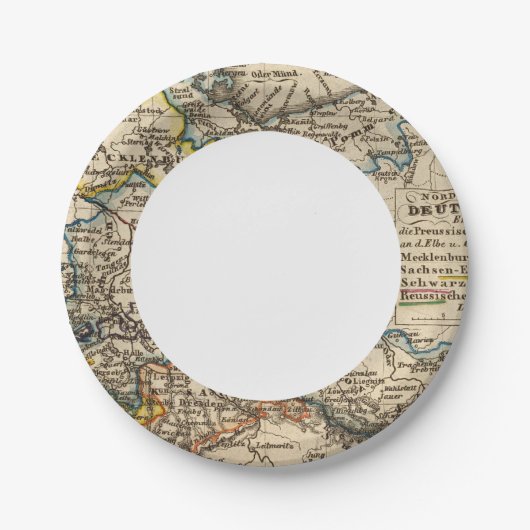 Deutschland 7 pappteller (Vorderseite)