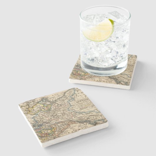 Deutschland 7 steinuntersetzer (Seitenansicht)