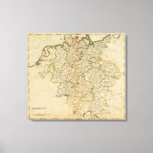 Deutschland 9 leinwanddruck