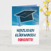 Deutschland Abschluss Karte Deutsch (Gelbe Blume)