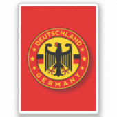 Deutschland, Abzeichen Deutschland Aufkleber (Vorderseite)