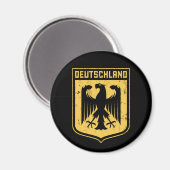 Deutschland Adler - Deutsche Wappenrühre Magnet (Vorderseite/Rückseite)