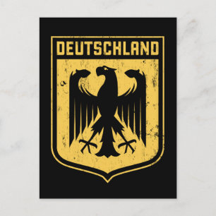 Deutschland Adler - Deutsche Wappenrühre Postkarte