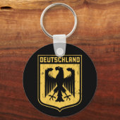 Deutschland Adler - Deutsche Wappenrühre Schlüsselanhänger (Vorderseite)