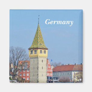 Deutschland - Ancient Lighthouse in Lindau Magnet