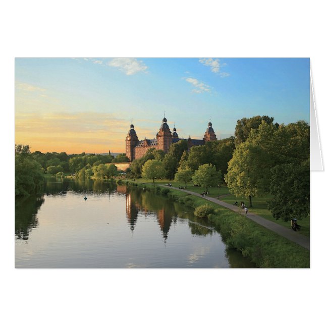 Deutschland, Aschaffenburg, Schloss (Schloss) (Vorderseite (Horizontal))
