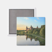 Deutschland, Aschaffenburg, Schloss (Schloss) Magnet (Vorderseite/Rückseite)
