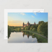 Deutschland, Aschaffenburg, Schloss (Schloss) Postkarte (Vorne/Hinten)